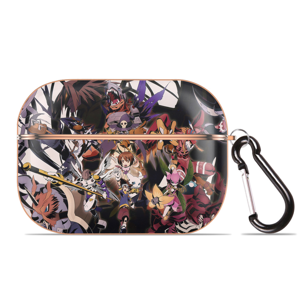 （画像用） Digimon デジタルモンスター/デジモン 【AirPods Pro用】ハードシェル保護ケース｜耐衝撃・防指紋・カラビナ付き商品仕様