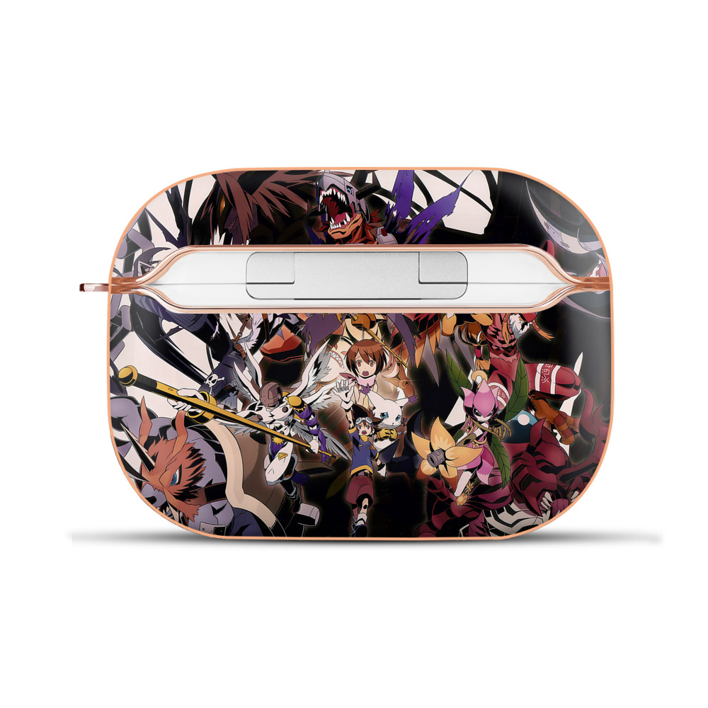 （画像用） Digimon デジタルモンスター/デジモン 【AirPods Pro用】ハードシェル保護ケース｜耐衝撃・防指紋・カラビナ付き商品仕様