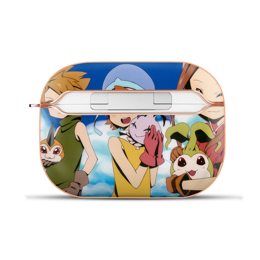 （画像用） Digimon デジタルモンスター/デジモン 【AirPods Pro用】ハードシェル保護ケース｜耐衝撃・防指紋・カラビナ付き商品仕様