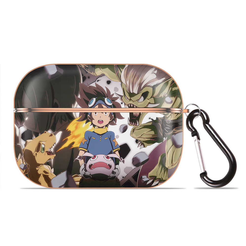 （画像用） Digimon デジタルモンスター/デジモン 【AirPods Pro用】ハードシェル保護ケース｜耐衝撃・防指紋・カラビナ付き商品仕様