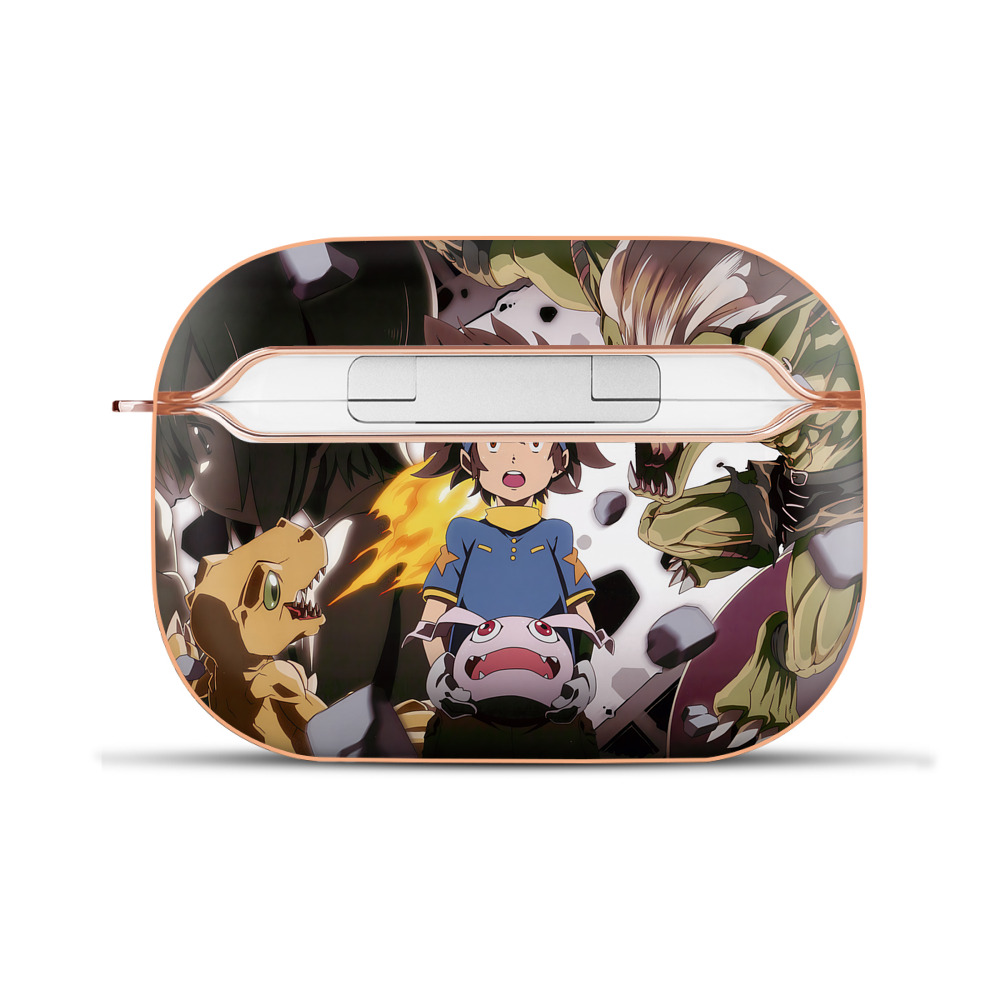 （画像用） Digimon デジタルモンスター/デジモン 【AirPods Pro用】ハードシェル保護ケース｜耐衝撃・防指紋・カラビナ付き商品仕様