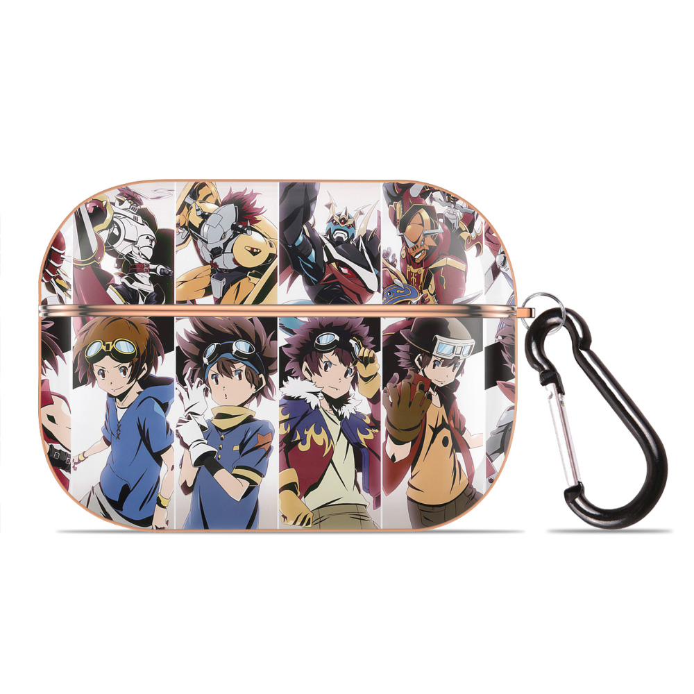 （画像用） Digimon デジタルモンスター/デジモン 【AirPods Pro用】ハードシェル保護ケース｜耐衝撃・防指紋・カラビナ付き商品仕様