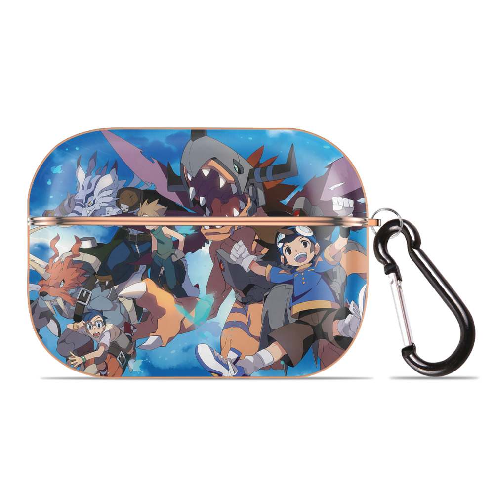 （画像用） Digimon デジタルモンスター/デジモン 【AirPods Pro用】ハードシェル保護ケース｜耐衝撃・防指紋・カラビナ付き商品仕様