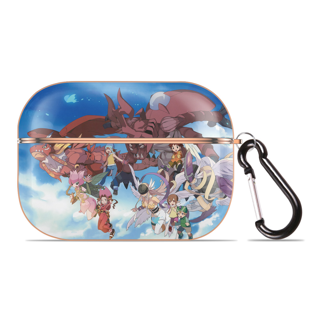 （画像用） Digimon デジタルモンスター/デジモン 【AirPods Pro用】ハードシェル保護ケース｜耐衝撃・防指紋・カラビナ付き商品仕様