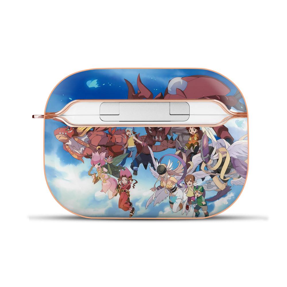 （画像用） Digimon デジタルモンスター/デジモン 【AirPods Pro用】ハードシェル保護ケース｜耐衝撃・防指紋・カラビナ付き商品仕様