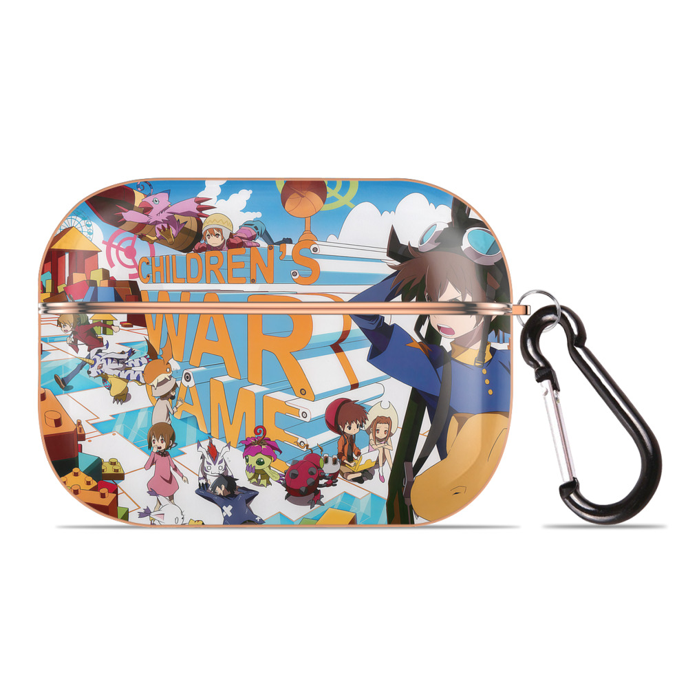 （画像用） Digimon デジタルモンスター/デジモン 【AirPods Pro用】ハードシェル保護ケース｜耐衝撃・防指紋・カラビナ付き商品仕様