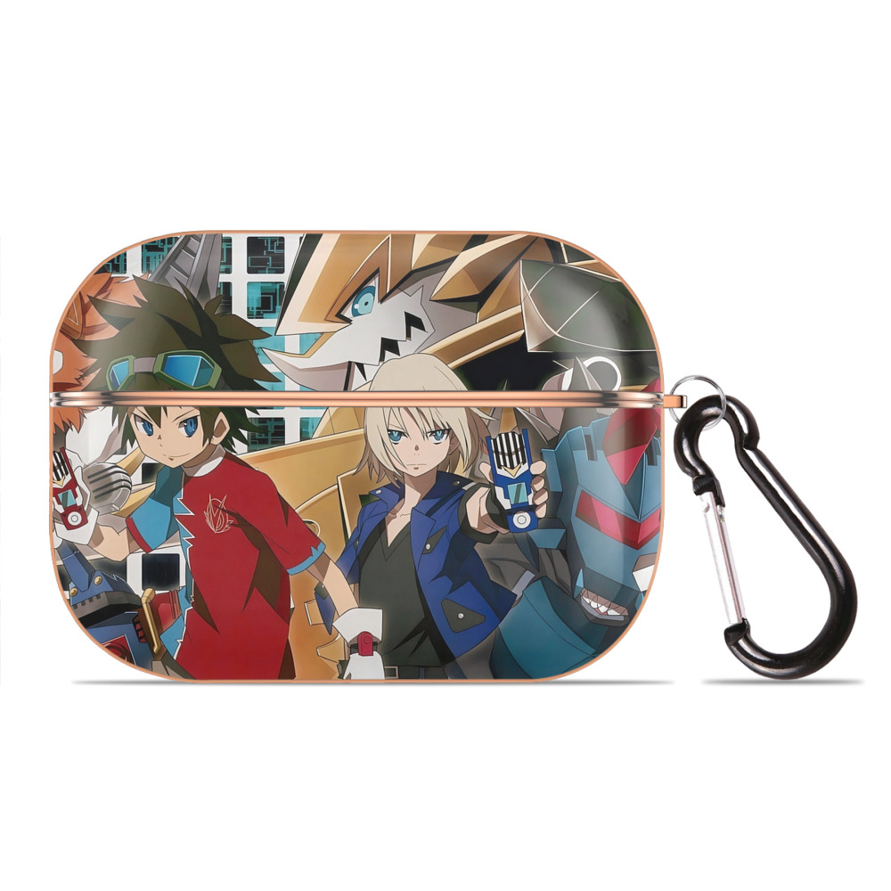 （画像用） Digimon デジタルモンスター/デジモン 【AirPods Pro用】ハードシェル保護ケース｜耐衝撃・防指紋・カラビナ付き商品仕様