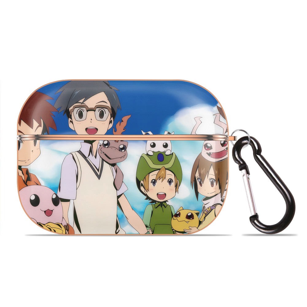 （画像用） Digimon デジタルモンスター/デジモン 【AirPods Pro用】ハードシェル保護ケース｜耐衝撃・防指紋・カラビナ付き商品仕様
