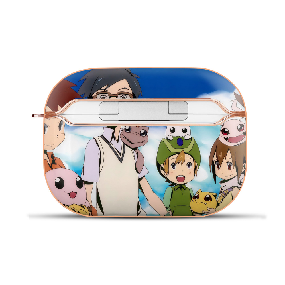 （画像用） Digimon デジタルモンスター/デジモン 【AirPods Pro用】ハードシェル保護ケース｜耐衝撃・防指紋・カラビナ付き商品仕様