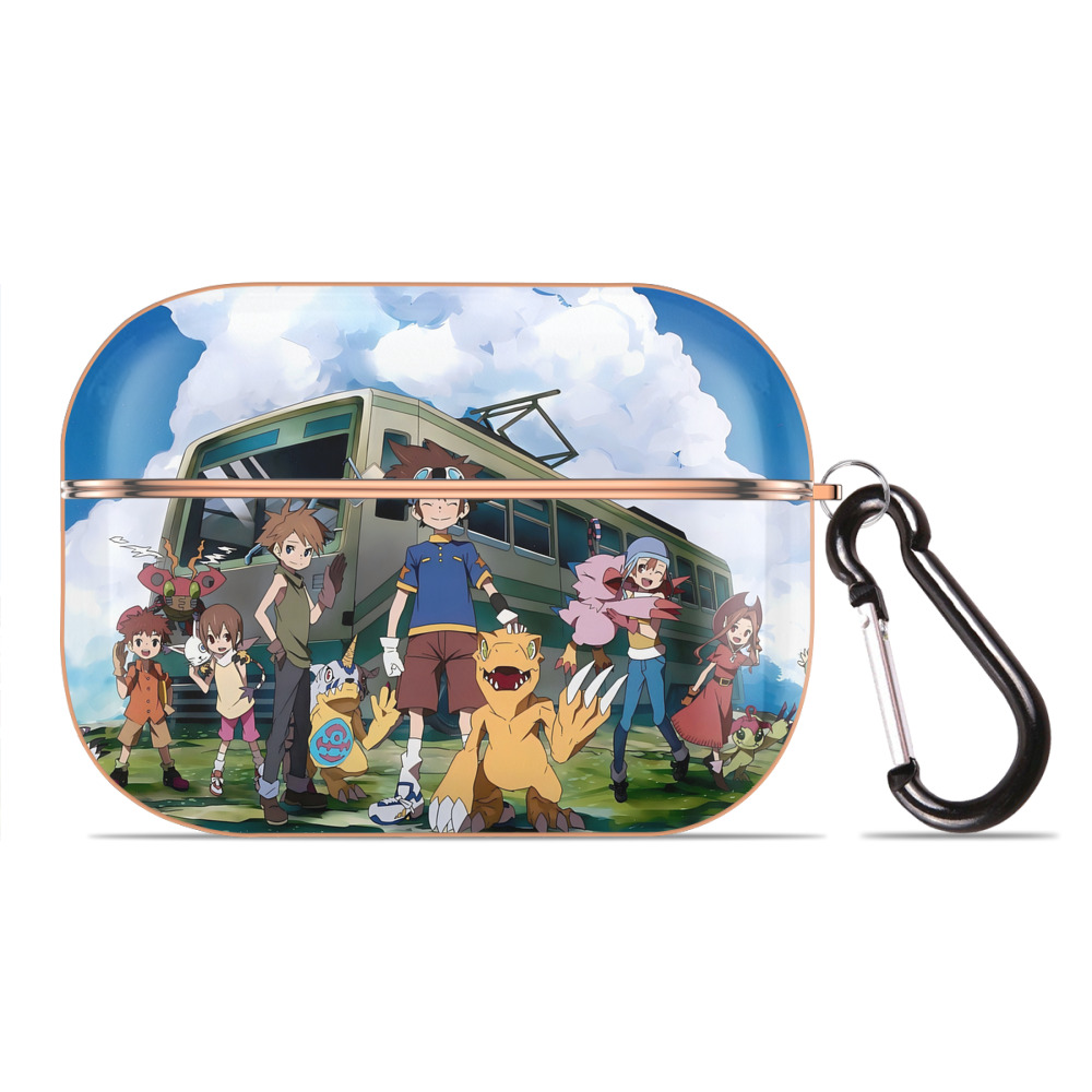 （画像用） Digimon デジタルモンスター/デジモン 【AirPods Pro用】ハードシェル保護ケース｜耐衝撃・防指紋・カラビナ付き商品仕様