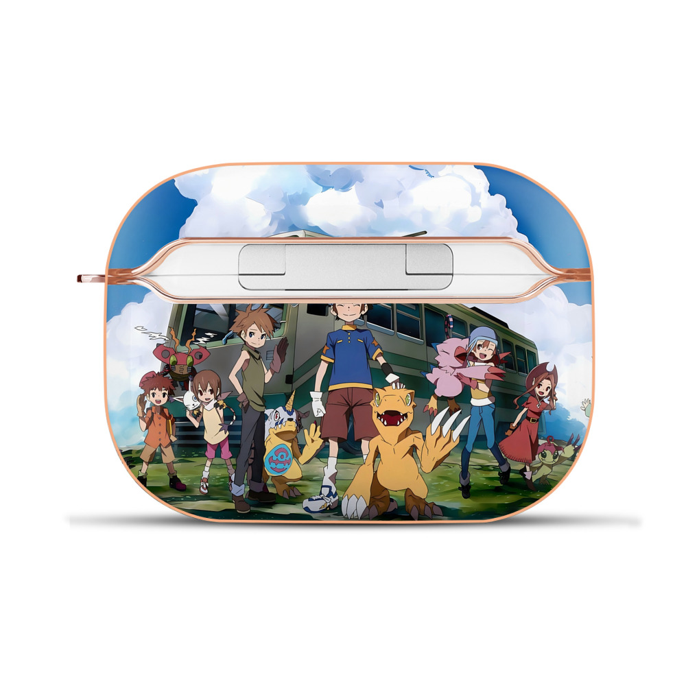 （画像用） Digimon デジタルモンスター/デジモン 【AirPods Pro用】ハードシェル保護ケース｜耐衝撃・防指紋・カラビナ付き商品仕様