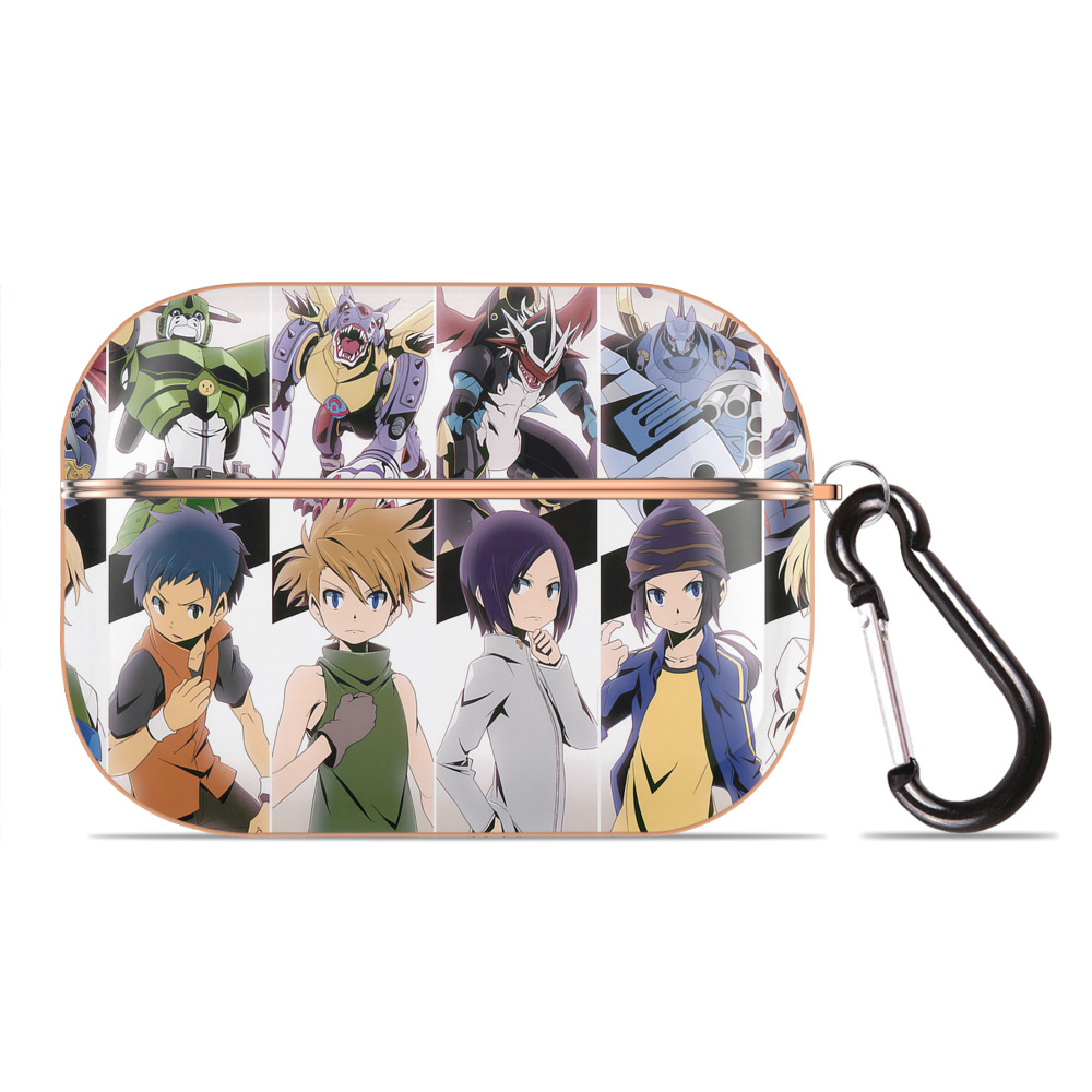 （画像用） Digimon デジタルモンスター/デジモン 【AirPods Pro用】ハードシェル保護ケース｜耐衝撃・防指紋・カラビナ付き商品仕様
