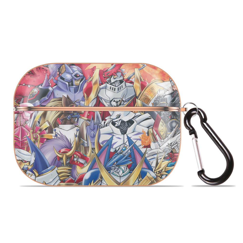 （画像用） Digimon デジタルモンスター/デジモン 【AirPods Pro用】ハードシェル保護ケース｜耐衝撃・防指紋・カラビナ付き商品仕様