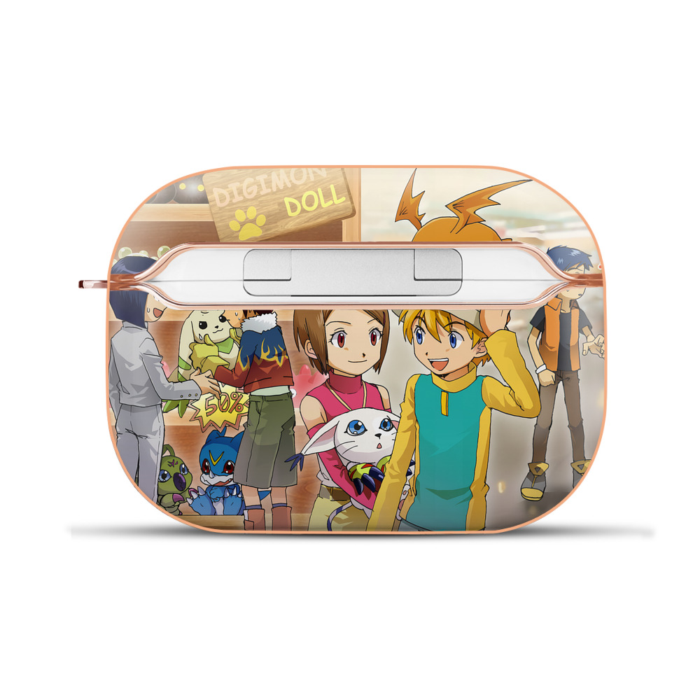 （画像用） Digimon デジタルモンスター/デジモン 【AirPods Pro用】ハードシェル保護ケース｜耐衝撃・防指紋・カラビナ付き商品仕様