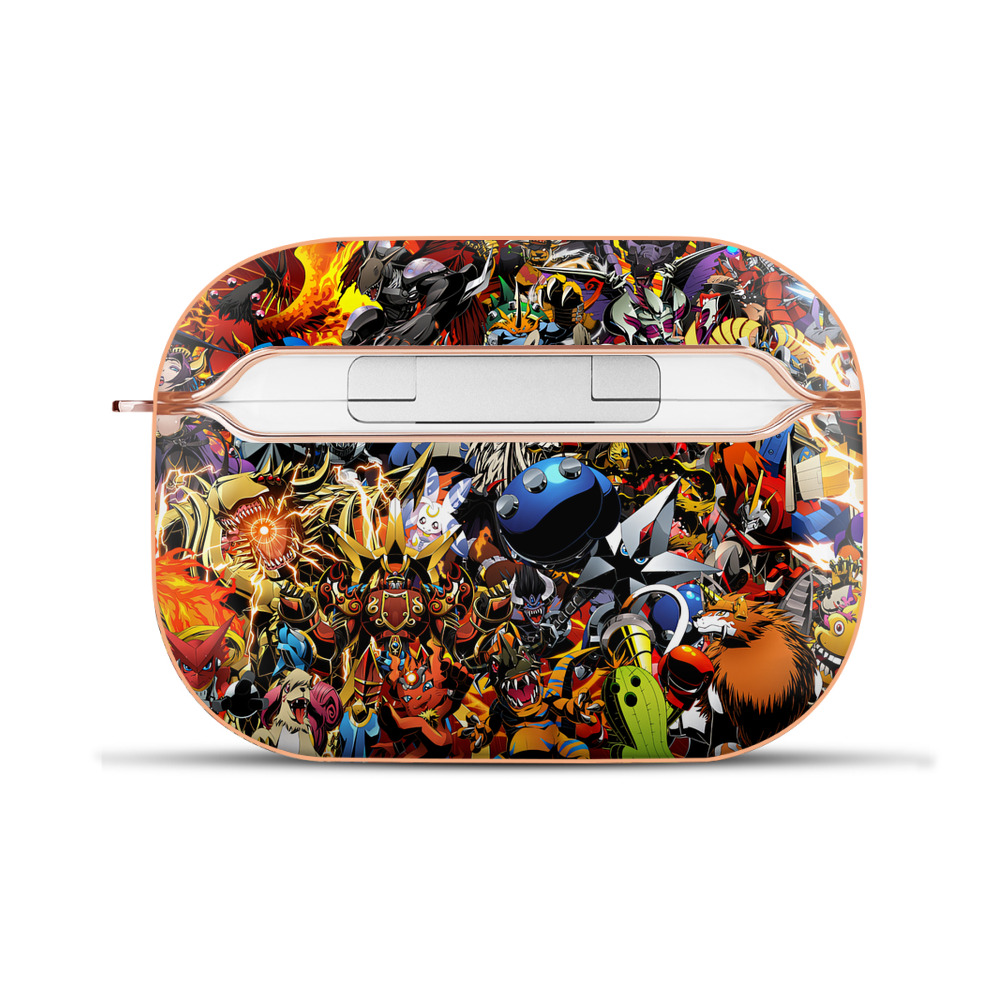 （画像用） Digimon デジタルモンスター/デジモン 【AirPods Pro用】ハードシェル保護ケース｜耐衝撃・防指紋・カラビナ付き商品仕様