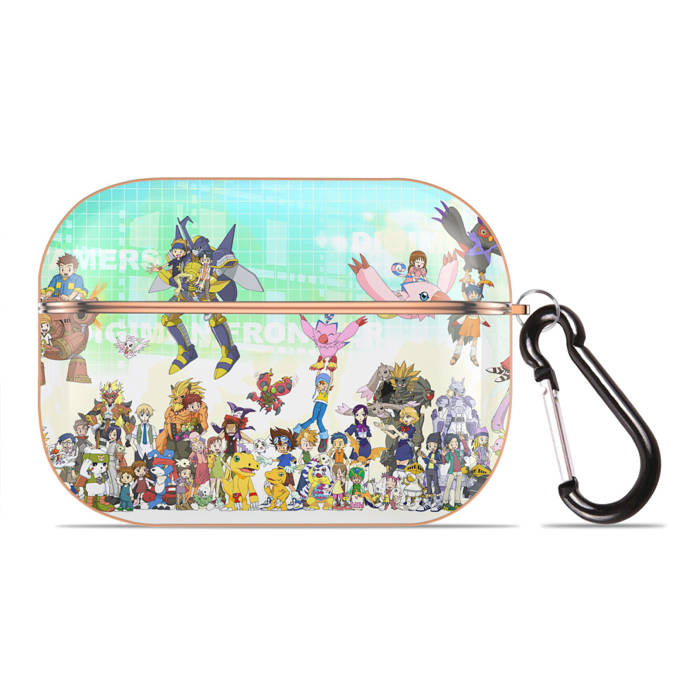 （画像用） Digimon デジタルモンスター/デジモン 【AirPods Pro用】ハードシェル保護ケース｜耐衝撃・防指紋・カラビナ付き商品仕様