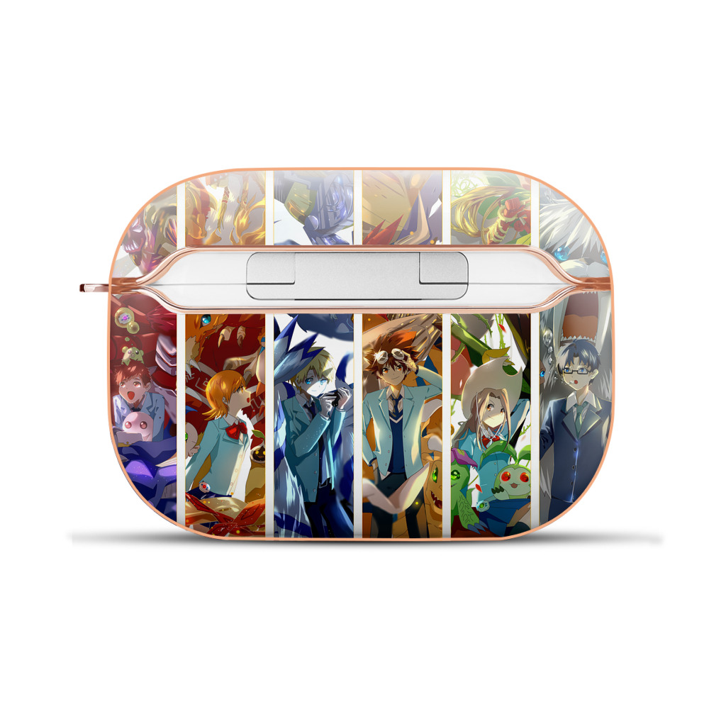 （画像用） Digimon デジタルモンスター/デジモン 【AirPods Pro用】ハードシェル保護ケース｜耐衝撃・防指紋・カラビナ付き商品仕様