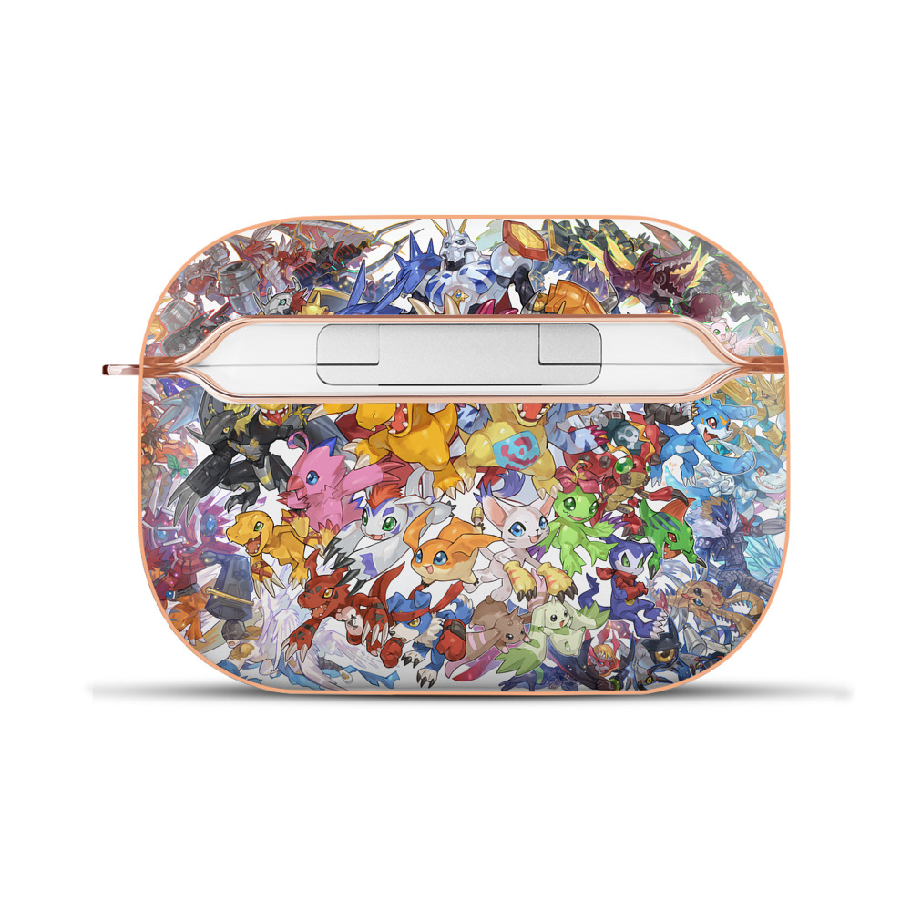 （画像用） Digimon デジタルモンスター/デジモン 【AirPods Pro用】ハードシェル保護ケース｜耐衝撃・防指紋・カラビナ付き商品仕様