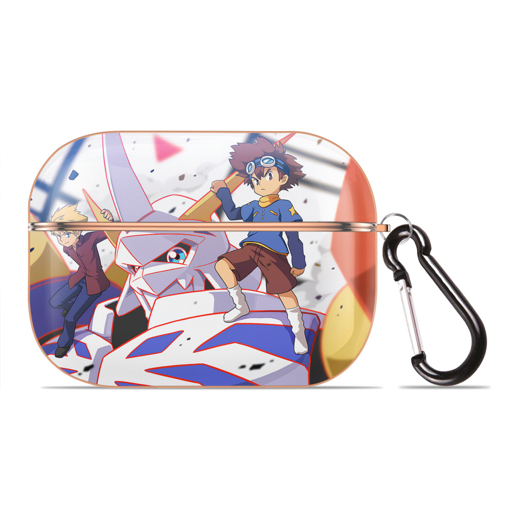 （画像用） Digimon デジタルモンスター/デジモン 【AirPods Pro用】ハードシェル保護ケース｜耐衝撃・防指紋・カラビナ付き商品仕様