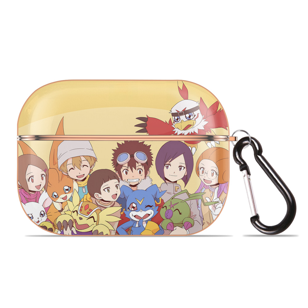 （画像用） Digimon デジタルモンスター/デジモン 【AirPods Pro用】ハードシェル保護ケース｜耐衝撃・防指紋・カラビナ付き商品仕様