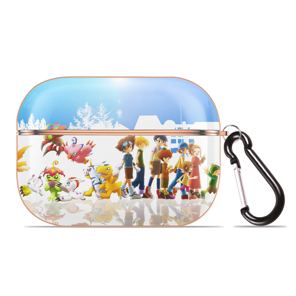 （画像用） Digimon デジタルモンスター/デジモン 【AirPods Pro用】ハードシェル保護ケース｜耐衝撃・防指紋・カラビナ付き商品仕様