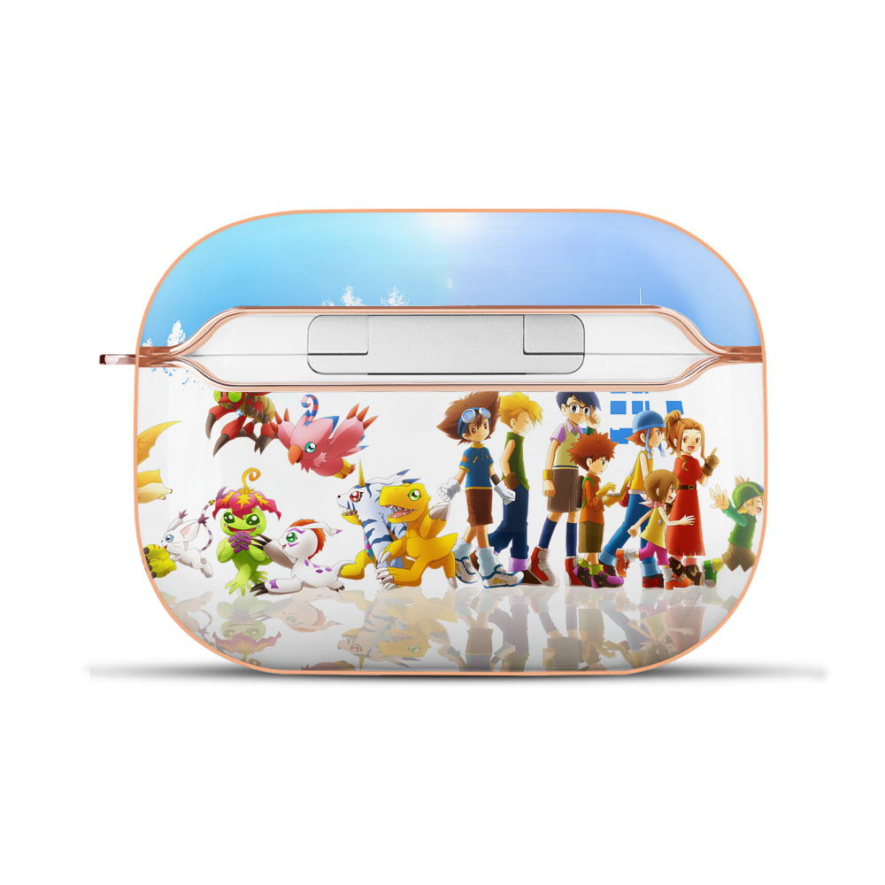（画像用） Digimon デジタルモンスター/デジモン 【AirPods Pro用】ハードシェル保護ケース｜耐衝撃・防指紋・カラビナ付き商品仕様