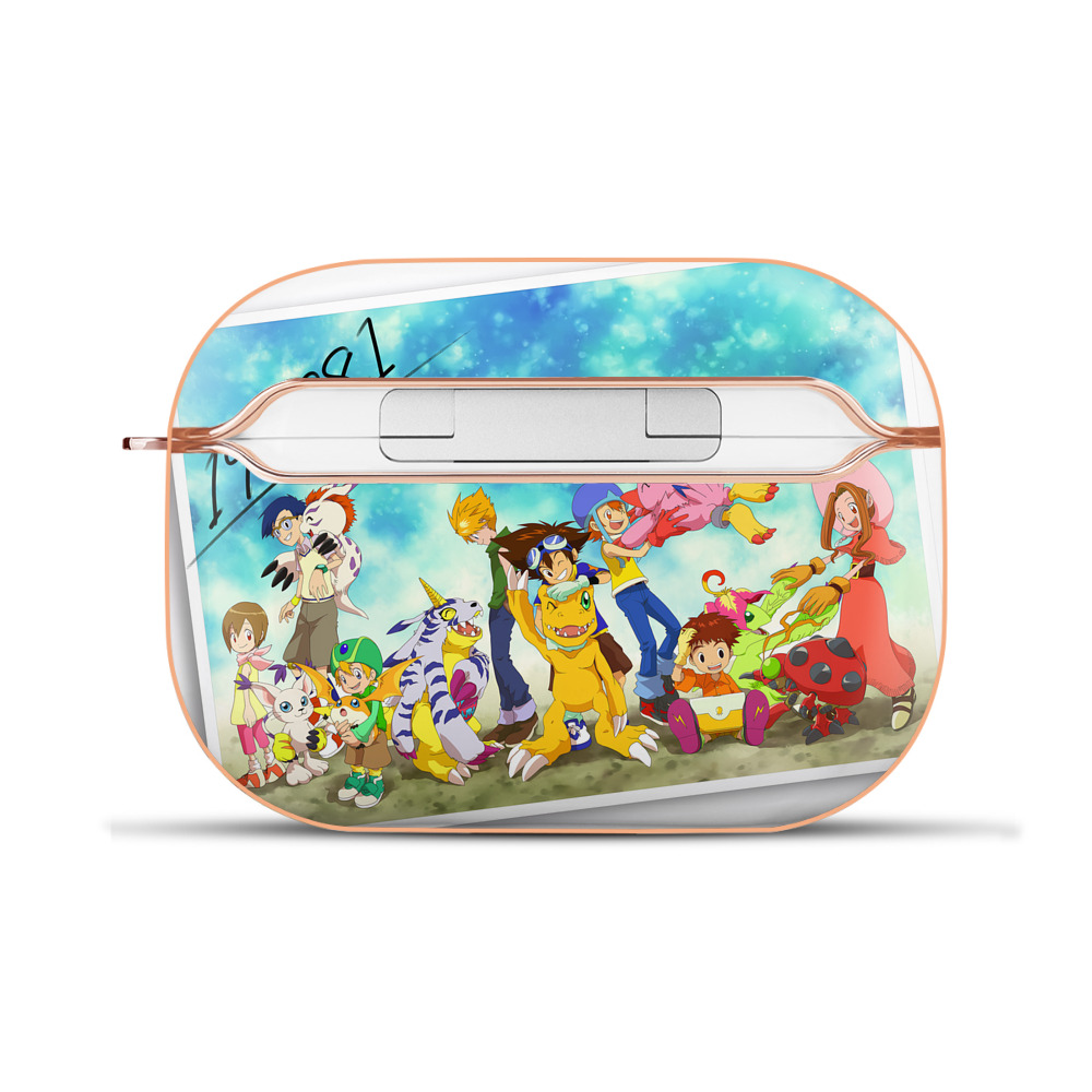 （画像用） Digimon デジタルモンスター/デジモン 【AirPods Pro用】ハードシェル保護ケース｜耐衝撃・防指紋・カラビナ付き商品仕様