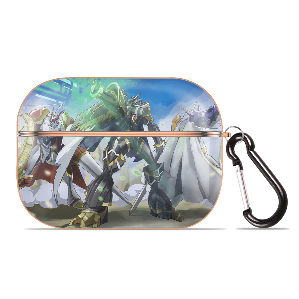 （画像用） Digimon デジタルモンスター/デジモン 【AirPods Pro用】ハードシェル保護ケース｜耐衝撃・防指紋・カラビナ付き商品仕様