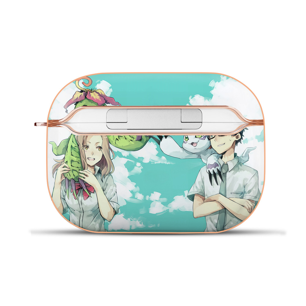 （画像用） Digimon デジタルモンスター/デジモン 【AirPods Pro用】ハードシェル保護ケース｜耐衝撃・防指紋・カラビナ付き商品仕様