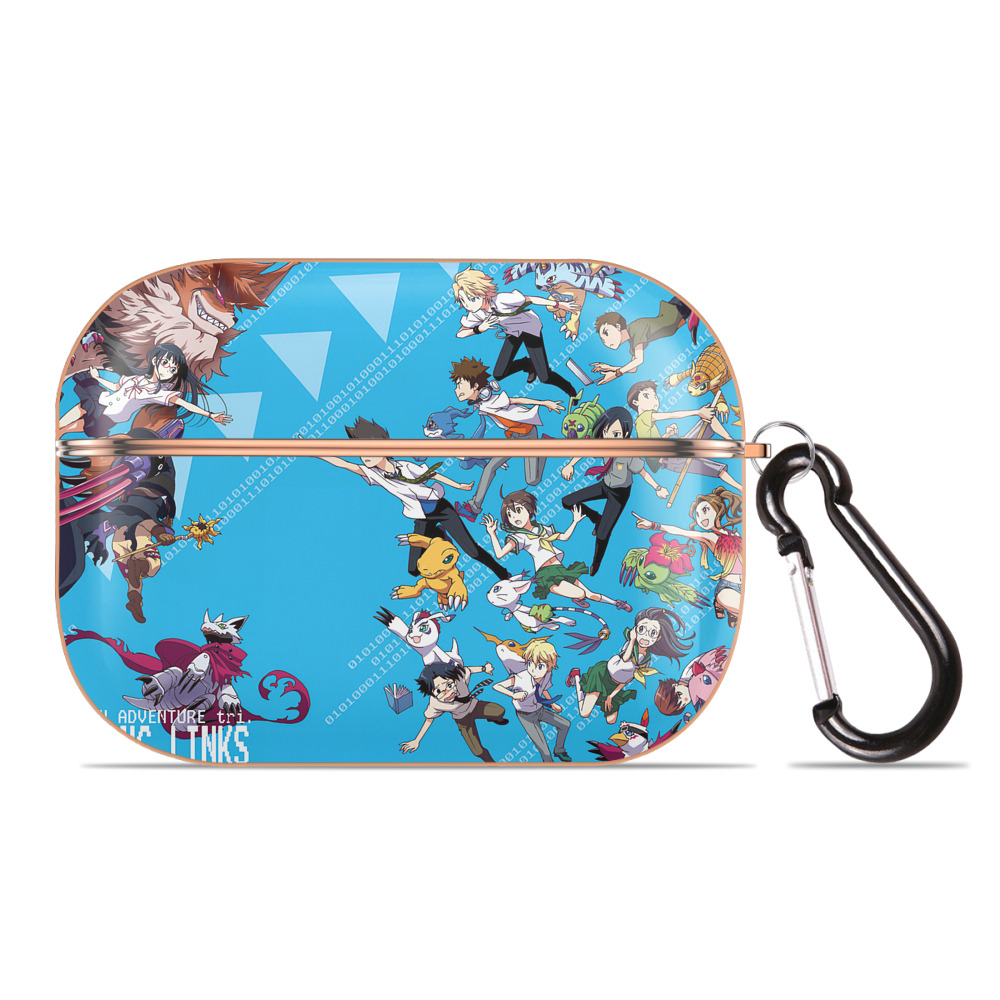（画像用） Digimon デジタルモンスター/デジモン 【AirPods Pro用】ハードシェル保護ケース｜耐衝撃・防指紋・カラビナ付き商品仕様