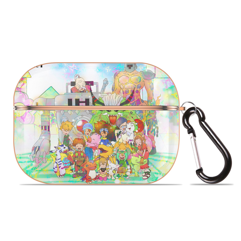 （画像用） Digimon デジタルモンスター/デジモン 【AirPods Pro用】ハードシェル保護ケース｜耐衝撃・防指紋・カラビナ付き商品仕様