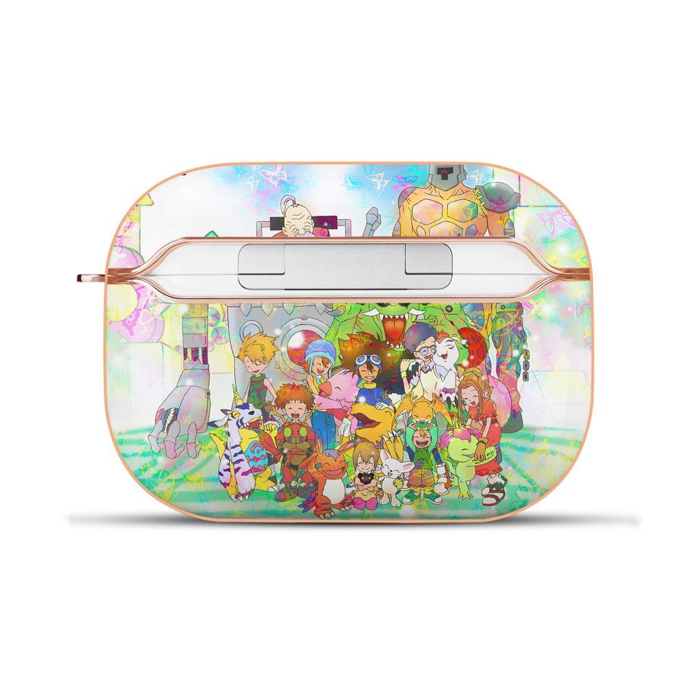（画像用） Digimon デジタルモンスター/デジモン 【AirPods Pro用】ハードシェル保護ケース｜耐衝撃・防指紋・カラビナ付き商品仕様