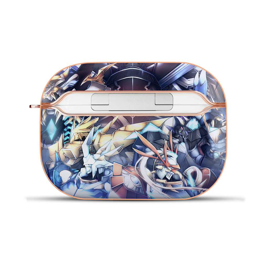 （画像用） Digimon デジタルモンスター/デジモン 【AirPods Pro用】ハードシェル保護ケース｜耐衝撃・防指紋・カラビナ付き商品仕様