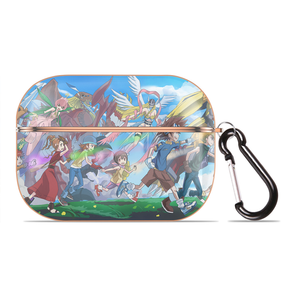 （画像用） Digimon デジタルモンスター/デジモン 【AirPods Pro用】ハードシェル保護ケース｜耐衝撃・防指紋・カラビナ付き商品仕様