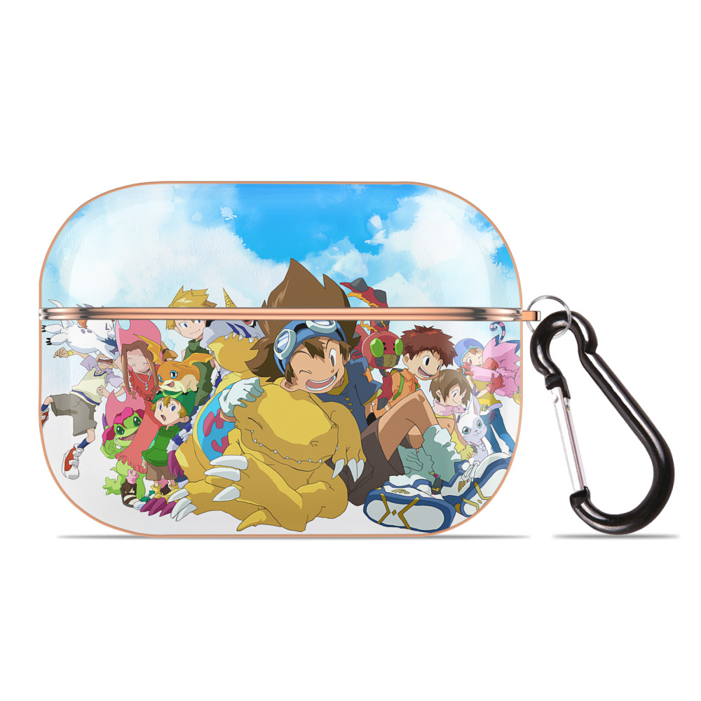 （画像用） Digimon デジタルモンスター/デジモン 【AirPods Pro用】ハードシェル保護ケース｜耐衝撃・防指紋・カラビナ付き商品仕様