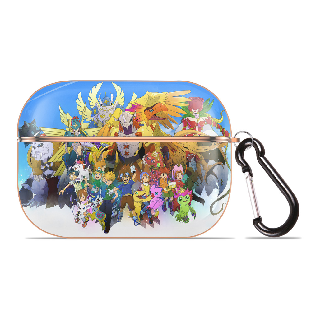 （画像用） Digimon デジタルモンスター/デジモン 【AirPods Pro用】ハードシェル保護ケース｜耐衝撃・防指紋・カラビナ付き商品仕様