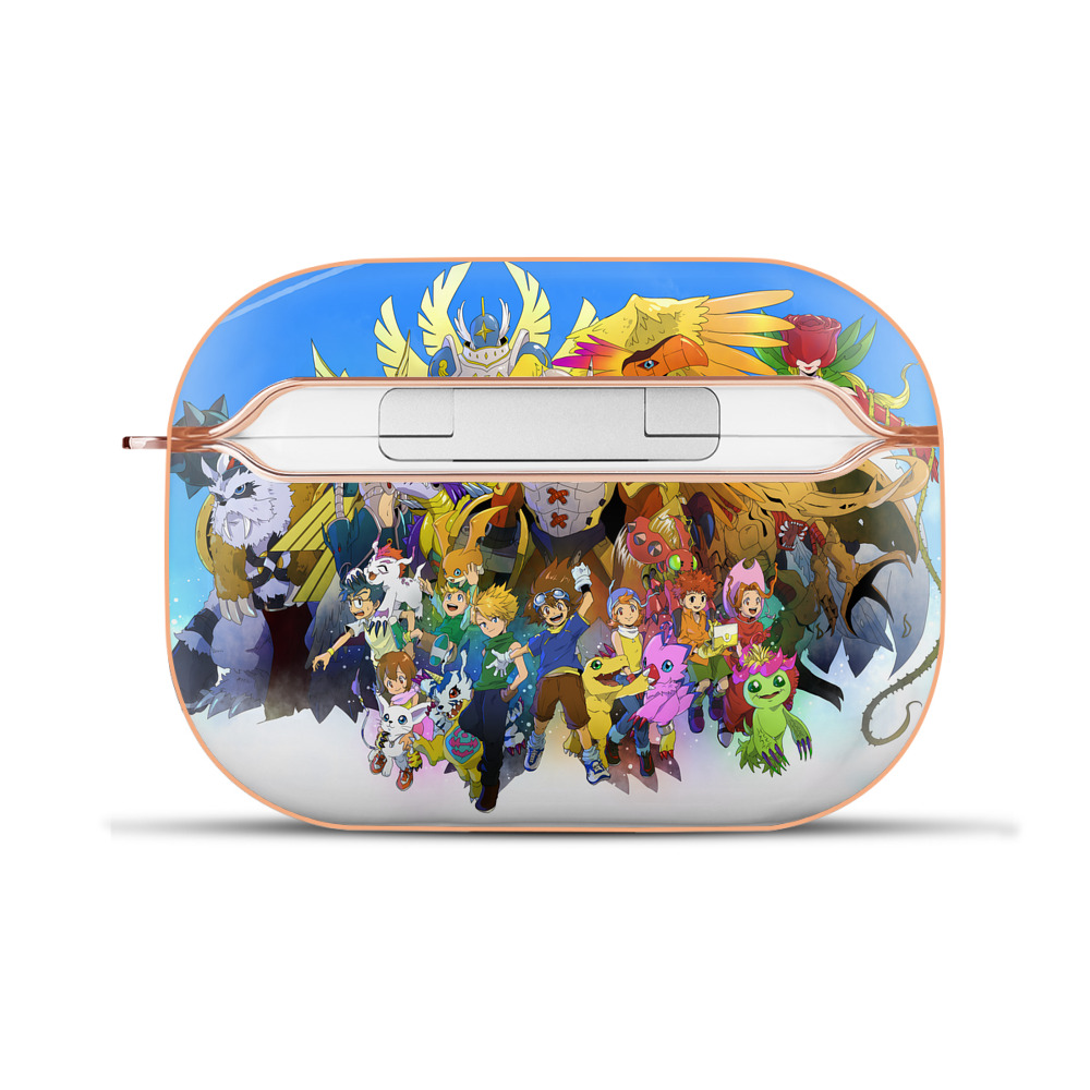 （画像用） Digimon デジタルモンスター/デジモン 【AirPods Pro用】ハードシェル保護ケース｜耐衝撃・防指紋・カラビナ付き商品仕様