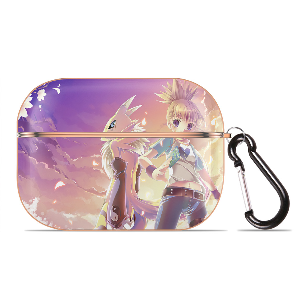 （画像用） Digimon デジタルモンスター/デジモン 【AirPods Pro用】ハードシェル保護ケース｜耐衝撃・防指紋・カラビナ付き商品仕様