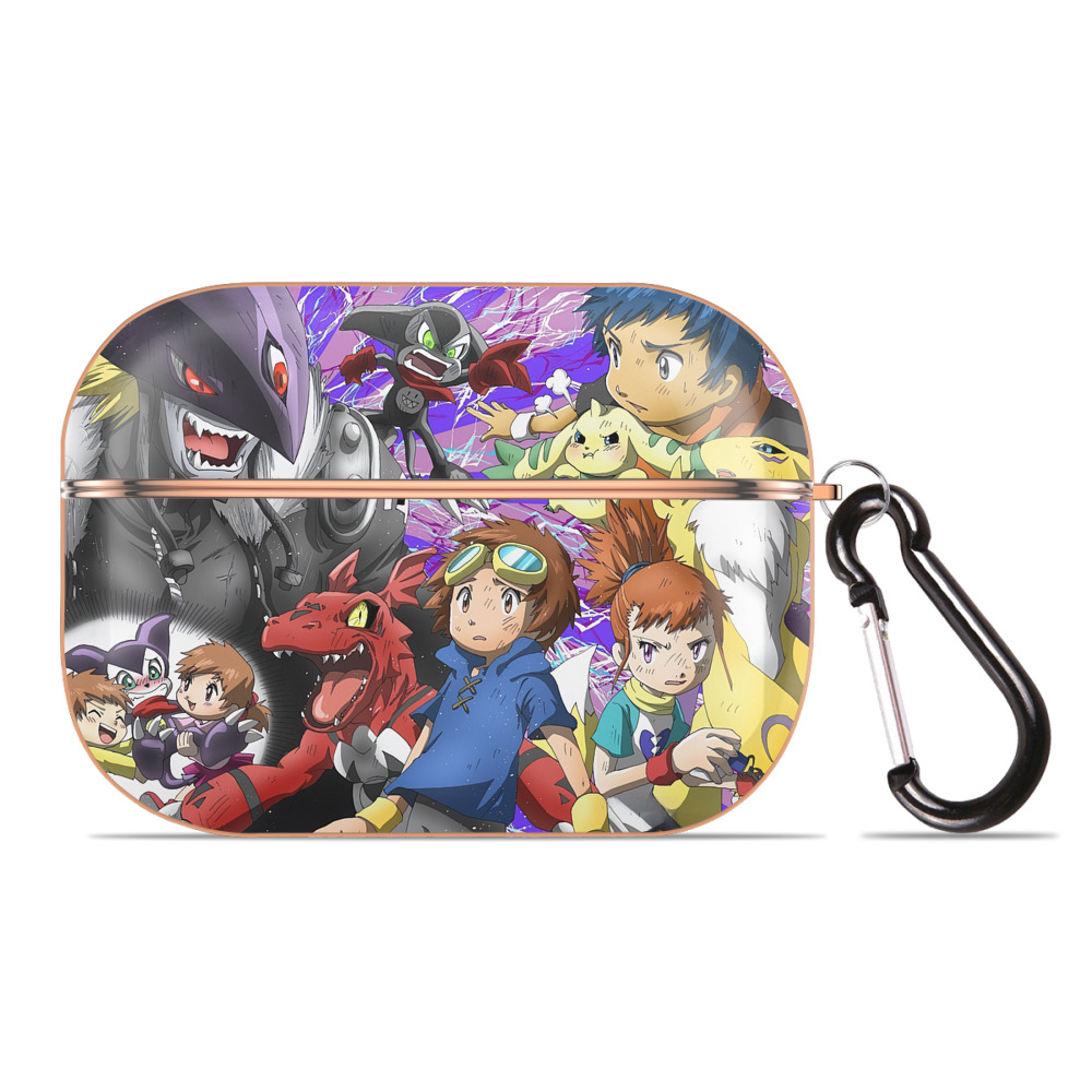 （画像用） Digimon デジタルモンスター/デジモン 【AirPods Pro用】ハードシェル保護ケース｜耐衝撃・防指紋・カラビナ付き商品仕様