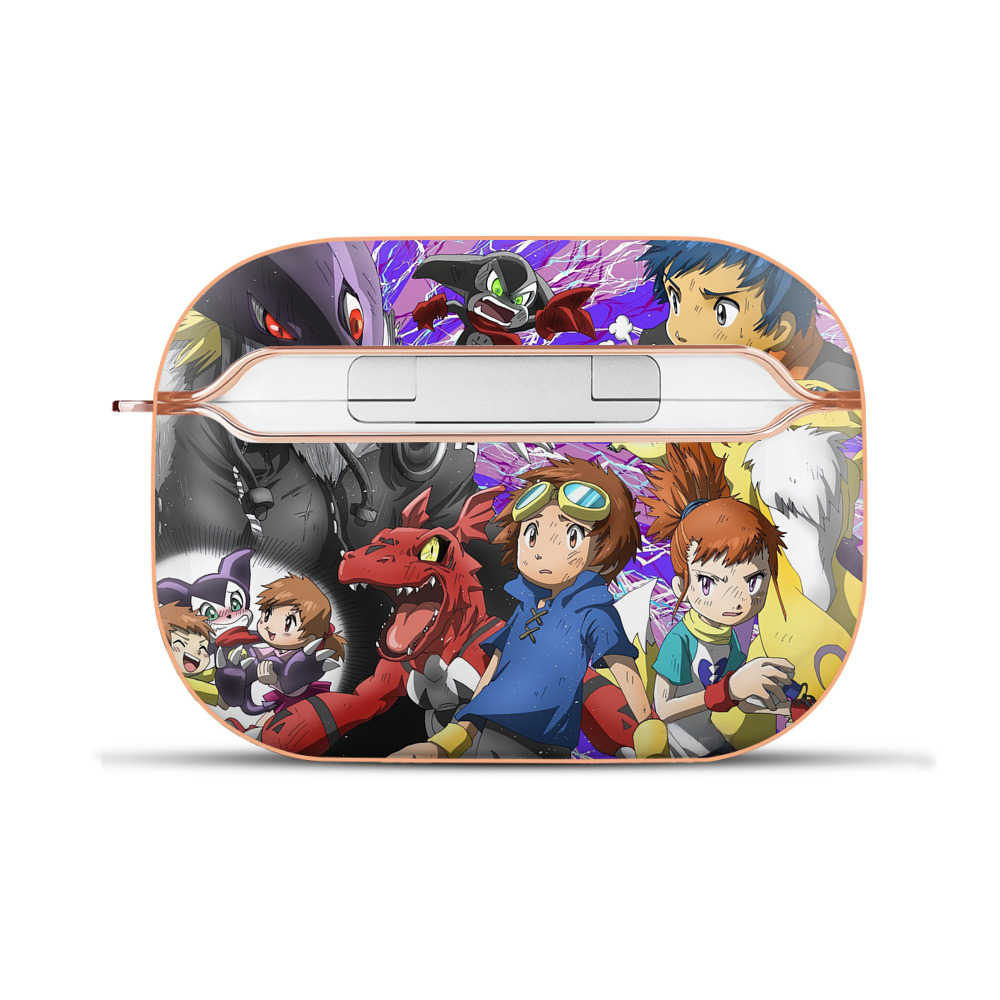 （画像用） Digimon デジタルモンスター/デジモン 【AirPods Pro用】ハードシェル保護ケース｜耐衝撃・防指紋・カラビナ付き商品仕様