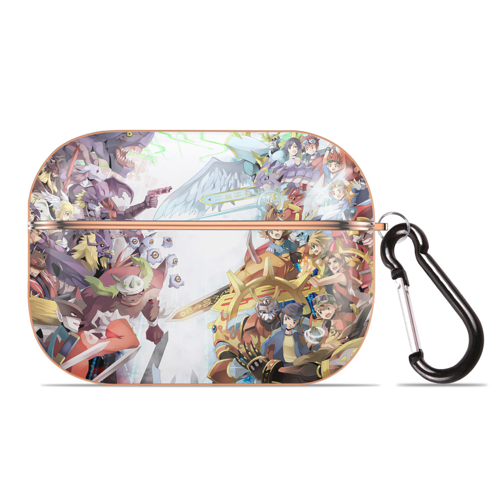 （画像用） Digimon デジタルモンスター/デジモン 【AirPods Pro用】ハードシェル保護ケース｜耐衝撃・防指紋・カラビナ付き商品仕様