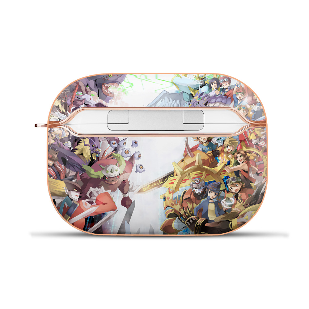 （画像用） Digimon デジタルモンスター/デジモン 【AirPods Pro用】ハードシェル保護ケース｜耐衝撃・防指紋・カラビナ付き商品仕様