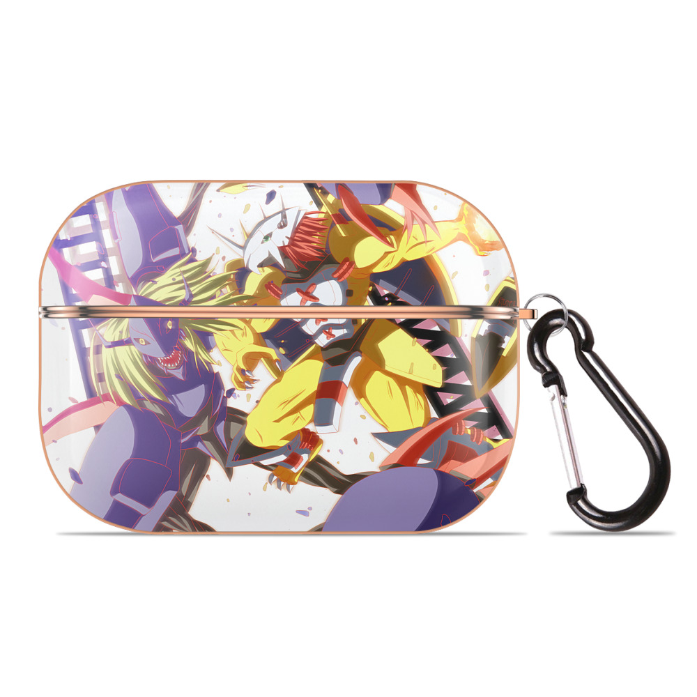 （画像用） Digimon デジタルモンスター/デジモン 【AirPods Pro用】ハードシェル保護ケース｜耐衝撃・防指紋・カラビナ付き商品仕様