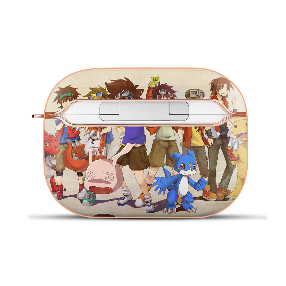 （画像用） Digimon デジタルモンスター/デジモン 【AirPods Pro用】ハードシェル保護ケース｜耐衝撃・防指紋・カラビナ付き商品仕様