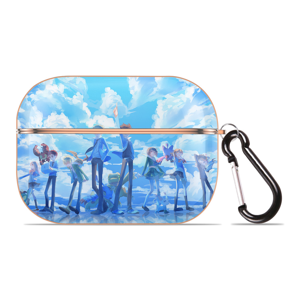 （画像用） Digimon デジタルモンスター/デジモン 【AirPods Pro用】ハードシェル保護ケース｜耐衝撃・防指紋・カラビナ付き商品仕様