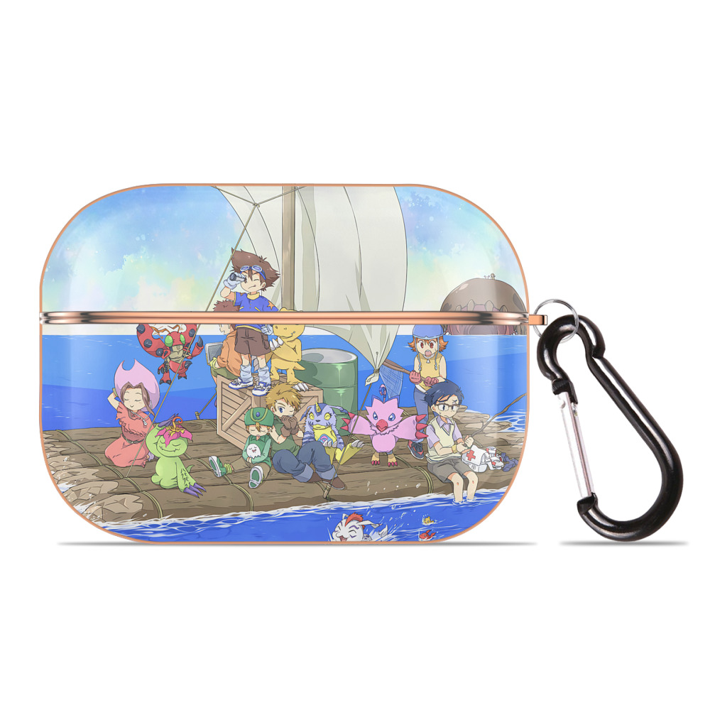 （画像用） Digimon デジタルモンスター/デジモン 【AirPods Pro用】ハードシェル保護ケース｜耐衝撃・防指紋・カラビナ付き商品仕様