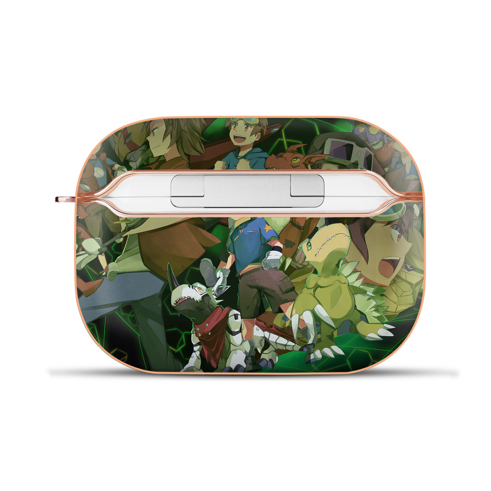 （画像用） Digimon デジタルモンスター/デジモン 【AirPods Pro用】ハードシェル保護ケース｜耐衝撃・防指紋・カラビナ付き商品仕様
