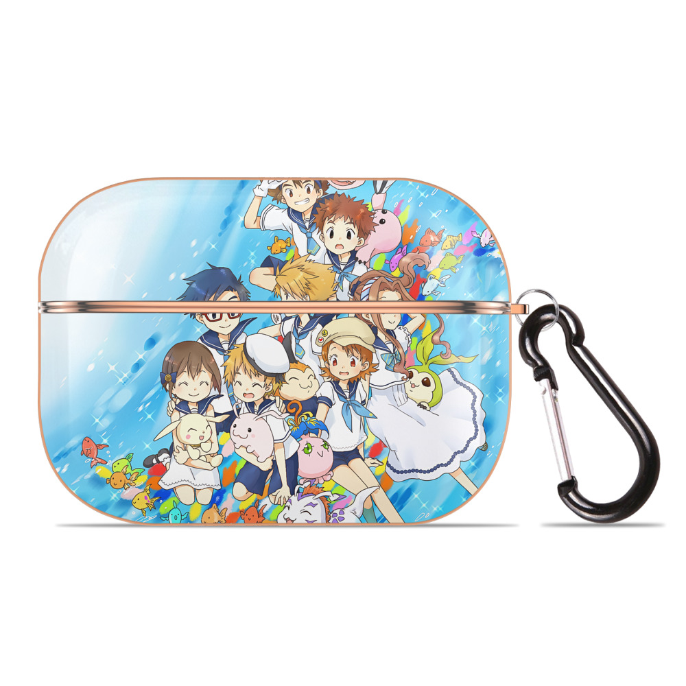 （画像用） Digimon デジタルモンスター/デジモン 【AirPods Pro用】ハードシェル保護ケース｜耐衝撃・防指紋・カラビナ付き商品仕様