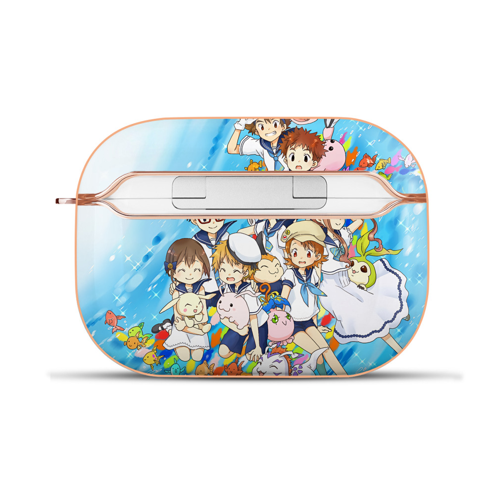 （画像用） Digimon デジタルモンスター/デジモン 【AirPods Pro用】ハードシェル保護ケース｜耐衝撃・防指紋・カラビナ付き商品仕様