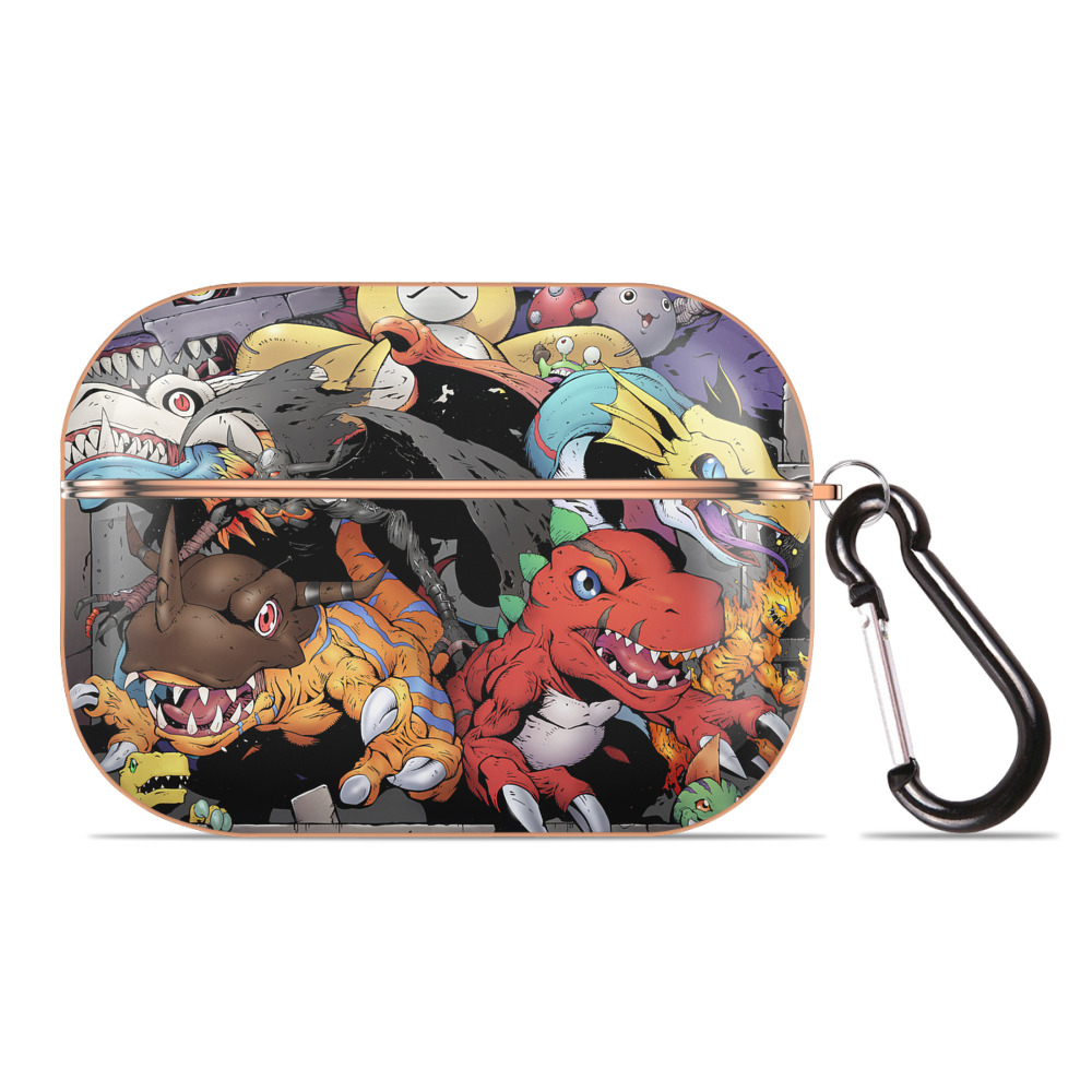 （画像用） Digimon デジタルモンスター/デジモン 【AirPods Pro用】ハードシェル保護ケース｜耐衝撃・防指紋・カラビナ付き商品仕様